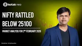 🔴 [Live] - Market Analysis | NIFTY RATTLED BELOW 25100 | 2nd Feb | Post-Budget Analysis