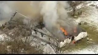 LIVE: Massive church fire in Ford Heights