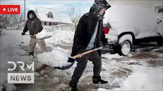 LIVE: Massive Snowfall Blankets East Coast: Montvale Cleanup Begins After Historic Storm
