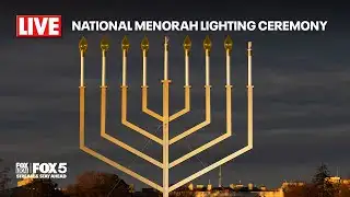 LIVE: National Menorah Lighting in Washington, DC