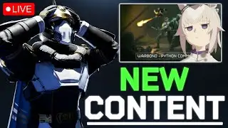 🔴LIVE | NEW WARBOND IS OUT! PYTHON COMMANDOS IS OUT NOW | #CHADMENTATION HELLDIVERS 2