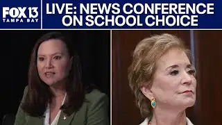 Live: News conference in Tampa on school choice