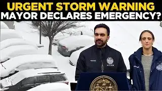 LIVE NYC Braces for Major Winter Storm: Mayor Zohran Mamdani Issues Urgent Update