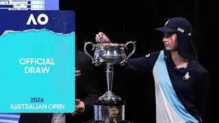 LIVE | Official Draw | Australian Open 2026