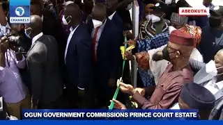 LIVE: Ogun Government Commissions Prince Court Estate