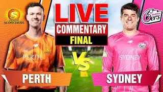 🔴Live: Perth Scorchers vs Sydney Sixers | Final | Live Cricket Score & Commentary