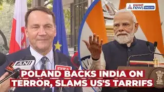 LIVE: Poland Backs India on Terrorism, Flags Concerns Over Trump Tariffs