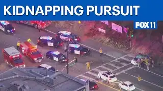 LIVE: Police chase of alleged kidnapping suspect