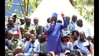 🔴LIVE:RAILA ODINGA LAUNCHED GOVERNMENT PROJECTS IN KIBRA AFTER MEET WITH RUTO LAST NIGHT