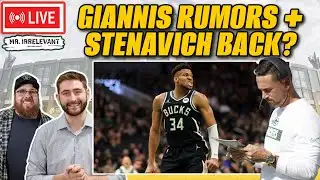 LIVE REACT: Giannis Rumors Explode - Trade Coming? | Packers OC & Staff Questions, Stenavich Back?