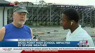 LIVE REPORT: Moss Point tornado eyewitness reflects on storm