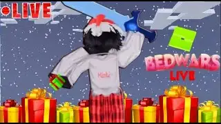 ✨ LIVE Roblox Bedwars CUSTOMS For MOD! + Reading CHAT! ( JOIN UP ) 🔴🎄
