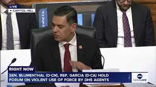 LIVE: Sen. Blumenthal, Rep. Garcia hold forum on violent use of force by DHS agents