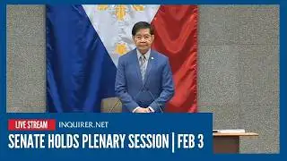 LIVE: Senate holds plenary session | Feb 3