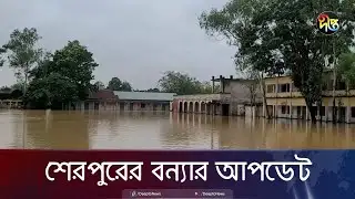 শেরপুরে বন্যা পরিস্থিতির অবনতি | Live | Sherpur | Flood Situation | Deepto News