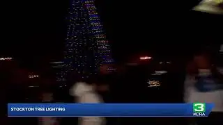 LIVE | Stockton community gathers for holiday tree lighting
