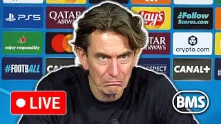 🔴 LIVE | Thomas Frank and Luis Enrique post-match press conference | PSG 5-3 Tottenham