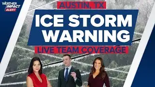 LIVE: Tracking the Winter Storm through Central Texas | Weather Impact Alert