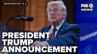 LIVE: TRUMP ANNOUNCEMENT