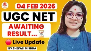 🔴Live Update ! UGC NET December Result Awaiting I Update by Shefali Mishra