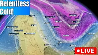 🔴LIVE WEATHER: East Bracing For Another Deep Freeze