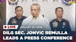 LIVESTREAM: DILG holds a press conference (January 20, 2026)