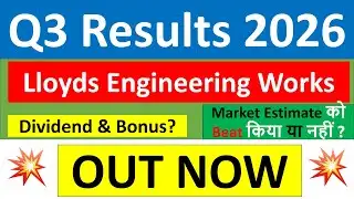 Lloyds Engineering q3 results 2026 |Lloyds Engineering results today | Lloyds Engineering Share News