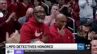 LMPD detectives honored at UofL game