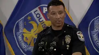 LMPD interim chief holds first bi-weekly news conference
