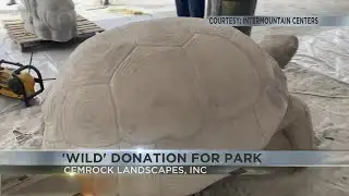 Local business donates animal structures to Intermountain Sensory Park