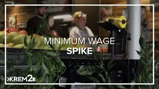 Local businesses react to minimum wage spike in Washington state