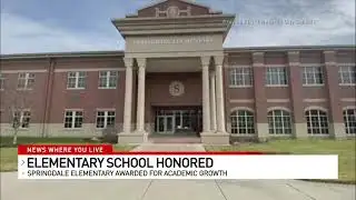 Local elementary school receives award recognizing its academic growth