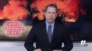 Local firefighters battle two brush fires NBC 5pm Live