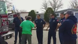 Local firefighters give back to fire victim