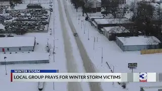 Local group prays for winter storm victims