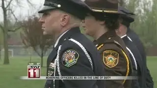 Local Law Enforcement Honor Fallen Officers