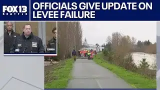 Local leaders give update on Desimone levee failure | FOX 13 Seattle