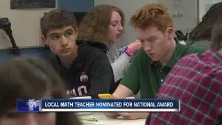 Local math teacher earns award for excellence in math & science teaching