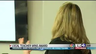 Local math teacher honored with Presidential Award