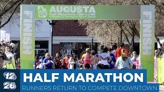 Local runners compete in return of Augusta Half Marathon