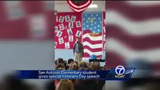 Local student gives special Veterans Day speech