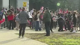 Local students protest ICE actions with 