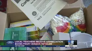 Local teachers receive appreciation boxes from Verizon retailer