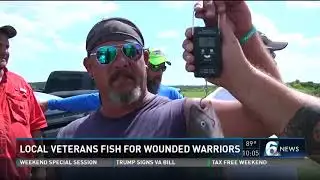 Local veterans fish for wounded warriors