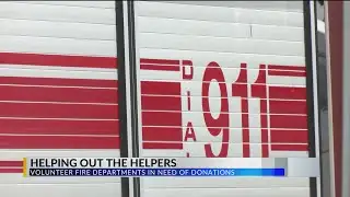 Local volunteer fire departments are asking for the communities help