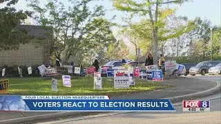 Local voters react to election results