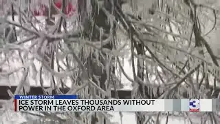 Locals react after winter storm causes severe damage in Oxford, MS