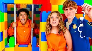 LOCKED IN A LEGO PRISON FOR 24 HOURS!!