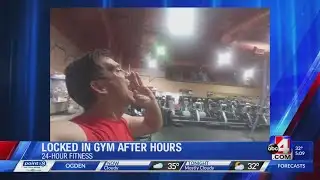 Locked in gym after hours