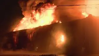 Locust and 40th Steet cotton warehouse fire